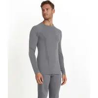 Falke Long Sleeve Base Layer Gris L Homme
