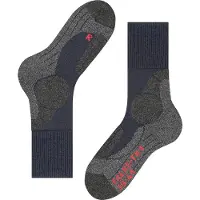 Falke - Chaussettes de randonnée - TK1 Adventure M Marine pour Homme en Laine - Taille 42-43 - Navy