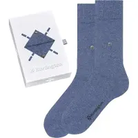 Burlington Chaussettes bleu / gris
