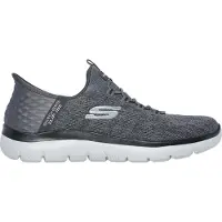 SKECHERS Baskets basses 'Go Walk Flex - Hands Up' anthracite