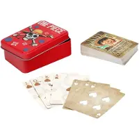 Paladone - Jeu de cartes One Piece en boîte métallique