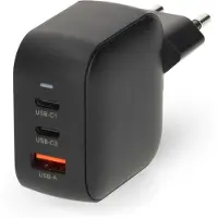 Nedis Chargeur Mural Usb-a Et Usb-c Pd 3.0 Gan 70w
