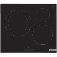 Bosch Plaque à Induction Série 4 3 Zones 4600W Noir - PUJ631BB5E
