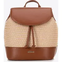 WITTCHEN sac à dos femme, tissé, marron et beige, polyuréthane
