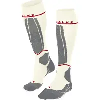 Falke - Chaussettes de ski - SK4 Advanced Compression Light W Off White pour Femme en Laine - Taille 35-36 - Blanc