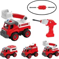 Lexibook Crosslander Fireman - Camions de pompiers 3-en-1