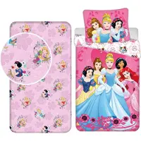 Princess Housse de couette Princesse + drap-housse - Rose