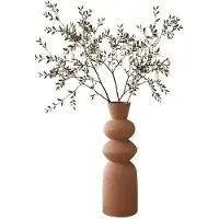 Atmosphera VASE CÉRAMIQUE TOTEM EZIA 48CM MARRON TONKA