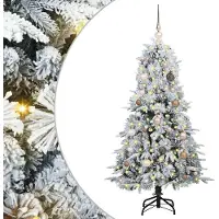 vidaXL Sapin de Noël Artificiel à Branches Articulées Vert 150 cm