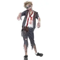 Smiffys Déguisement - Écolier zombie - - 10-12 ans (140-152) - Costumes