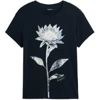 Desigual T-shirt noir / blanc