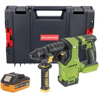 Procraft PHA30bb Marteau perforateur sans fil 20 V 2,8 J SDS plus Brushless + 1x batterie 4,0 Ah + boîte à outils RHINO - sans chargeur