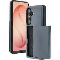 IMoshion Coque arrière avec porte-cartes pour Samsung Galaxy S26 Plus - Bleu foncé