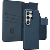 Accezz Étui de télephone portefeuille en cuir 2-en-1 avec MagSafe Samsung Galaxy S26 Ultra - Nightfall Blue