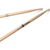 Promark Finesse 7A Long Maple Drumsticks Small Round Wood Tip