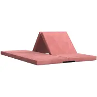 vidaXL Canapé-lit pliable 140 x 67 x 45 cm Rose