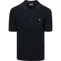 Gant Polo Maille Marine Bleu Bleu foncé taille XL