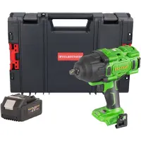 Procraft PWA80bb Clé à choc sans fil 20 V 1600 Nm 1/2" Brushless + 1x batterie 4,0 Ah + RHINO Toolcase - sans chargeur