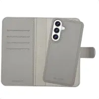 Selencia Étui portefeuille amovible Olyn avec MagSafe Samsung Galaxy S26 Plus - Gris