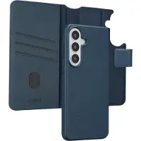 Accezz Étui de télephone portefeuille en cuir 2-en-1 avec MagSafe Samsung Galaxy S26 Plus - Nightfall Blue