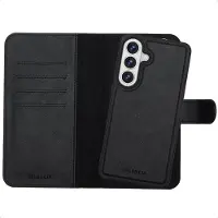 Selencia Étui portefeuille amovible Olyn avec MagSafe Samsung Galaxy S26 Plus - Noir