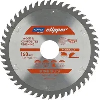 Norton Lame de scie circulaire Clipper Bois / Matériaux composites 160x30/16 48Z