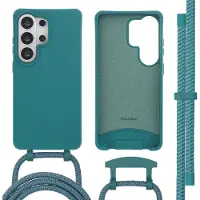 IMoshion Coque arrière Color avec cordon amovible et MagSafe Samsung Galaxy S26 Ultra - Dark Green
