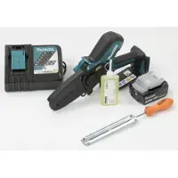Makita DUC 101 RF01 Trononneuse d'elagage sans fil 18 V 10 cm Brushless + 1x batterie 3,0 Ah + kit chargeur