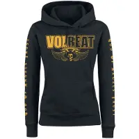 Volbeat Sweat-shirt à capuche de - God Of Angels Trust - S - XXL - pour Femme - noir - Taille S