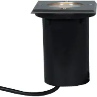 QAZQA Spot encastré au sol en acier 10,5 cm IP65 - Basic Square