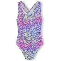 MINOTI Maillot de bain jaune / violet / orange clair / rose clair