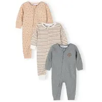 MINOTI Barboteuse / body beige / gris