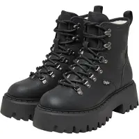 Buffalo Bottines à lacets 'Aspen' noir