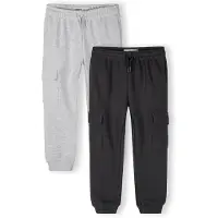 MINOTI Pantalon gris chiné / noir chiné