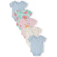 MINOTI Barboteuse / body crème / bleu clair / menthe / rose