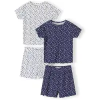 MINOTI Pyjama marine / blanc