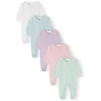 MINOTI Barboteuse / body menthe / vert clair / lilas / rose / blanc