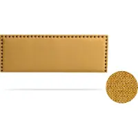 Moonia Tête de lit rembourrée MODENA Aqualine 130x55x8 cm