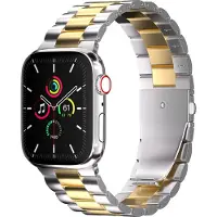 IMoshion Bracelet acier Apple Watch | 44/45/46/49 mm - Argent & Or