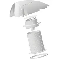 PLASTIMO Streamlined Dorade Box Vent Cover Cap Spare Part Clair