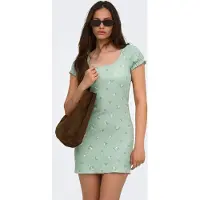 ONLY Robe 'ONLHillary' vert / blanc