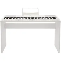 Gear4Music SDP-2 Digital Upright Piano by White
