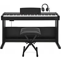 Gear4Music VISIONKEY-500 Piano Numérique avec Pack Matte Black