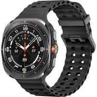 IMoshion Bracelet Ocean en silicone Samsung Galaxy Watch Ultra 2 (2026) / Ultra (2024/2025) - Noir