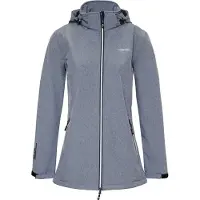 NORDBERG RONDA - Veste d'été en softshell pour femme - Gris clair chiné - Taille XXL
