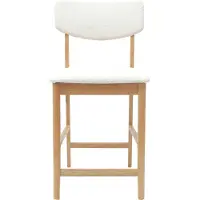 vidaXL Chaises de salle à manger 2 pcs Naturel 48 x 49 x 95 cm