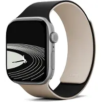 MOFT Apple MOVAS Snap Watch Band 42mm (42 mm, Acier inoxydable, Aimants, Magnes, Silicone, Silicone), Sangles de montre, Blanc, Noir