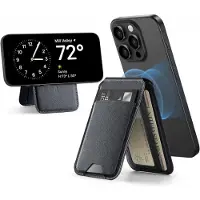 Magnetic Portefeuille magnétique (Apple iPhone 12, Apple iPhone 13), Coque pour téléphone portable, Noir