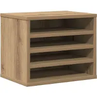 vidaXL Organiseur de bureau Chêne Artisan 36 x 26 x 29.5 cm