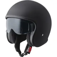 GMS-Moto Ride, casque ouvert ,Mat Noir ,S